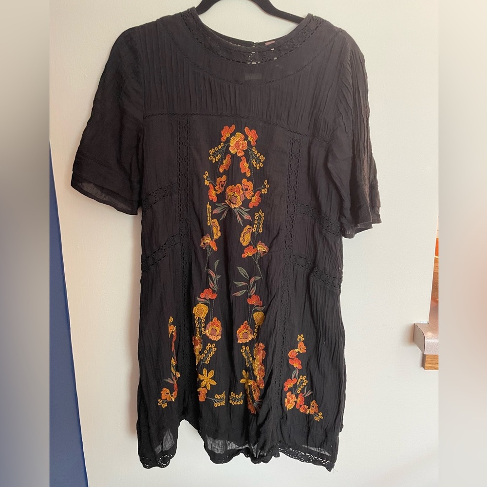 Floral free people dress size small